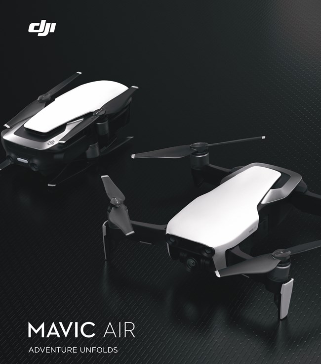 Официальные продажи самого "умного" в мире дрона DJI Mavic Air стартуют в Украине 7 февраля